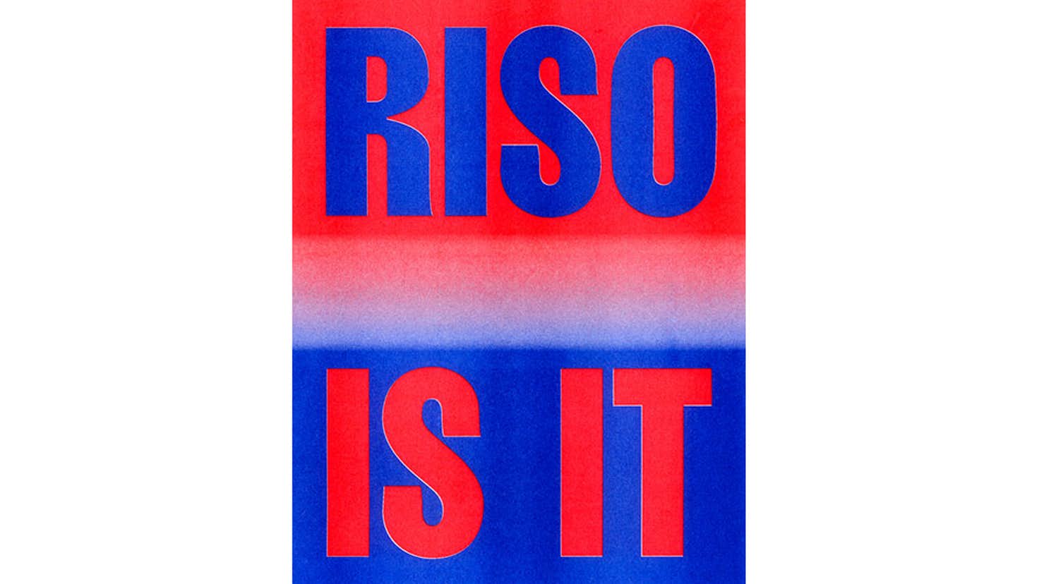 「リソグラフ」を用いた展覧会「RISO IS IT」開催！
